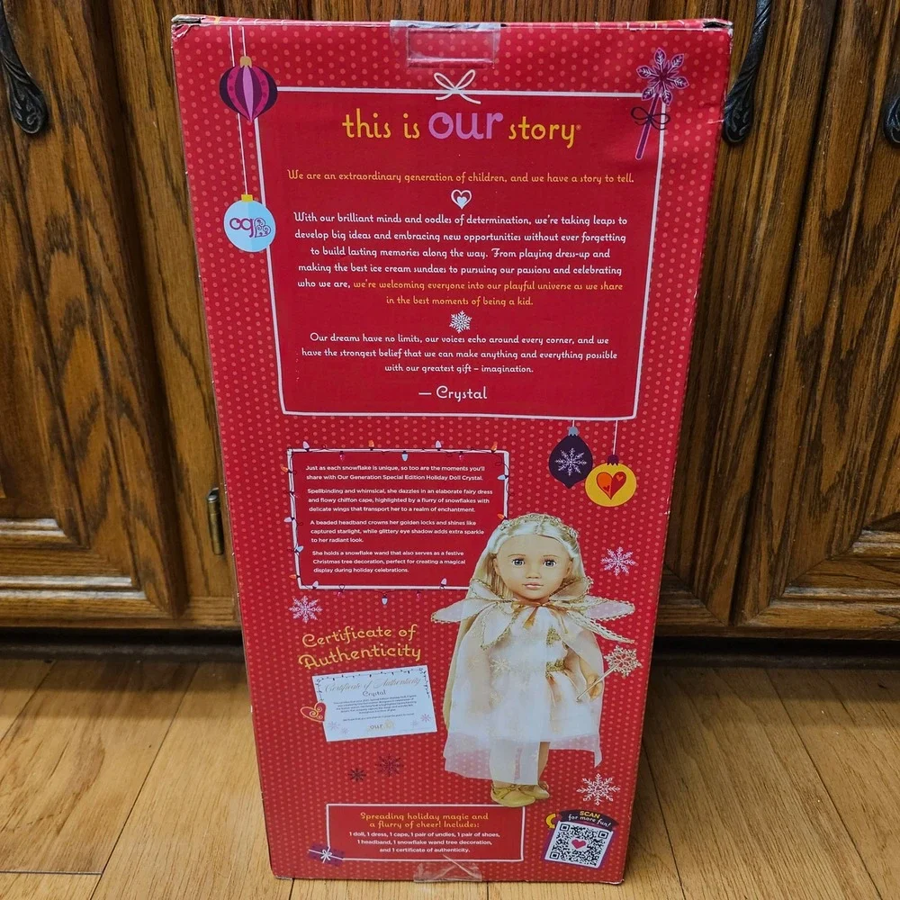 Our Generation Crystal Doll Special Christmas Holiday Edition Snowflake Ornament